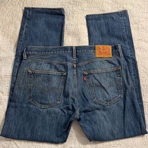 Levi's Men's Classic 501’s Indigo Straight Jeans, 35x34